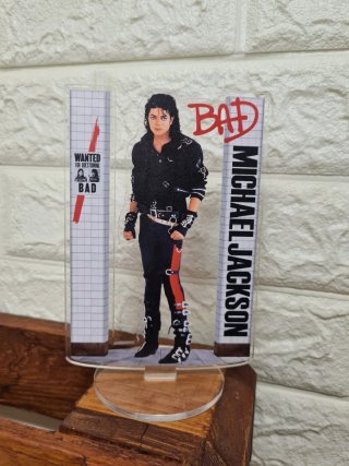 Michael Jackson figura acrílica decorativa de 15cm