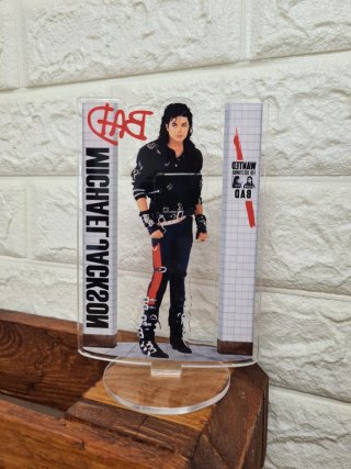 Michael Jackson figura acrílica decorativa de 15cm