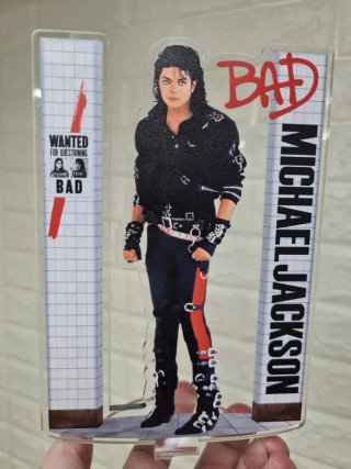 Michael Jackson figura acrílica decorativa de 15cm
