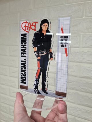 Michael Jackson figura acrílica decorativa de 15cm