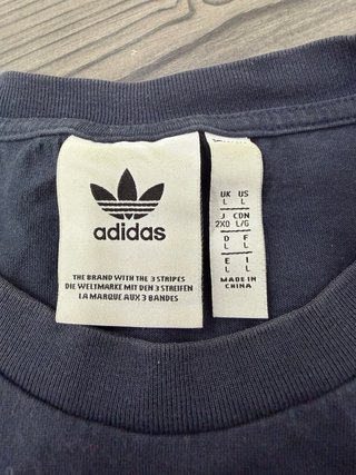 Camiseta Adidas Hombre Talla L Azul