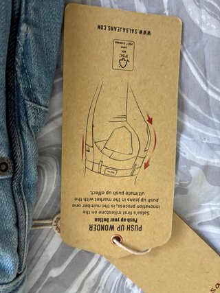 Pantalón vaquero push up Salsa azul