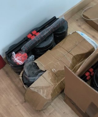 Kit de pesas y barras