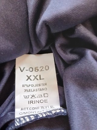 Blusa de fiesta para mujer "I de N" en encaje azul