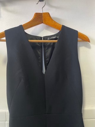 Vestido Mango Negro Talla XS