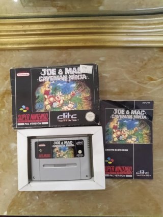 Joe & Mac Caveman Ninja SNES PAL