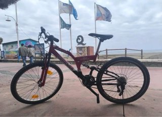 Bicicleta de Montaña Roja