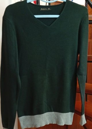 Jersey Baker's Verde Oscuro y Gris Talla L/XL