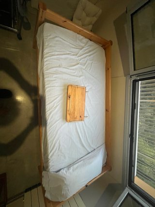 Cama-somier individual FLEXA de madera de pino