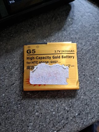 Batería G5 3.7V 2430mAh para HTC G5G7