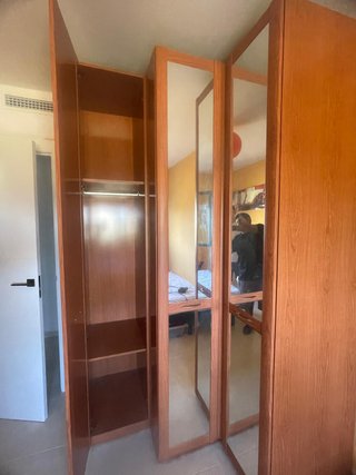 Armario modular con espejos esquinero