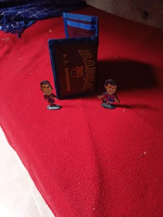 Cartera y figuras FC Barcelona