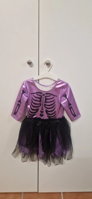 Disfraz niña esqueleto H&M