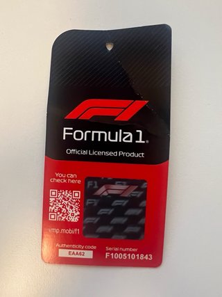 Chaqueta Formula 1 Negra y Blanca