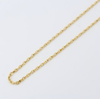 Cadena de oro de 18k. Peso: 6.86 gr.