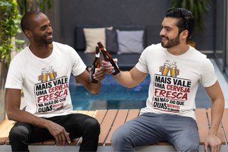Camiseta Mais Vale Uma Cerveja Fresca