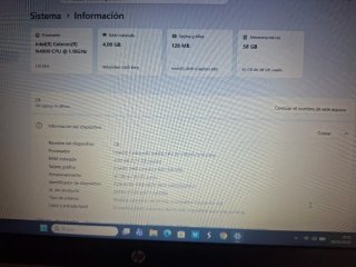 Portátil HP 14 4GB RAM y 64GB