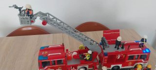 Playmobil,bomberos,lote,camión,camión bomberos