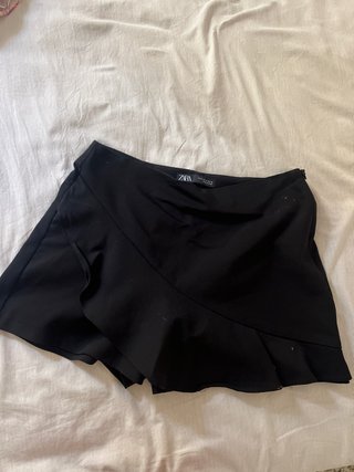 Falda pantalón Zara negra