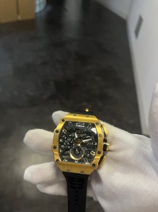 Reloj GD Dorado y Negro