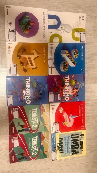 Libros de texto 2ºESO Colegio Leones