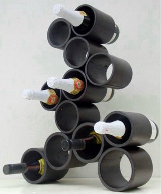 Vinoteca de hierro
