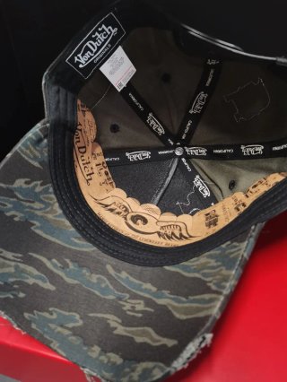 Gorra Von Dutch Camuflaje Parches Talla única