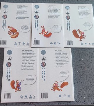 5 libros de lectura de RASI y dos peluches de RASI