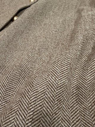 Chaqueta de botones marrón