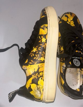 Zapatillas Versace Mujer Negro y Dorado
