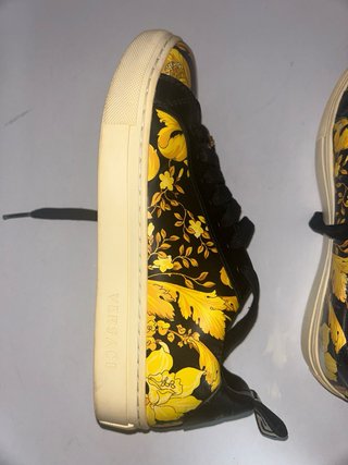 Zapatillas Versace Mujer Negro y Dorado