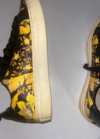 Zapatillas Versace Mujer Negro y Dorado
