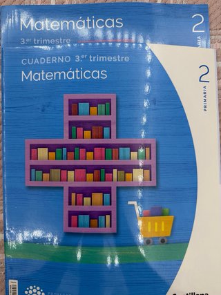 Libros de 2 de primaria Santillana nuevos