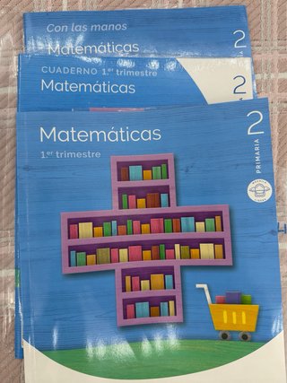 Libros de 2 de primaria Santillana nuevos
