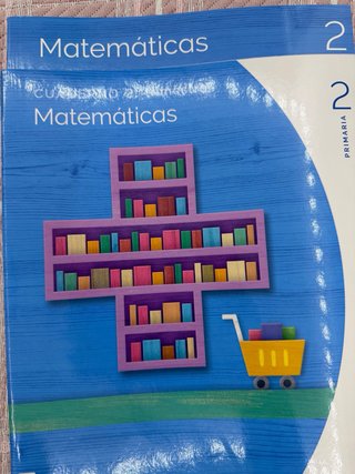 Libros de 2 de primaria Santillana nuevos