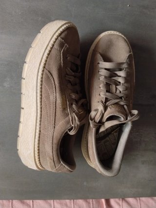 Zapatillas Puma Beige/Marrón