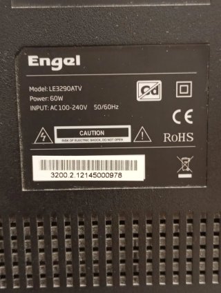 Televisor Engel 32 Negro