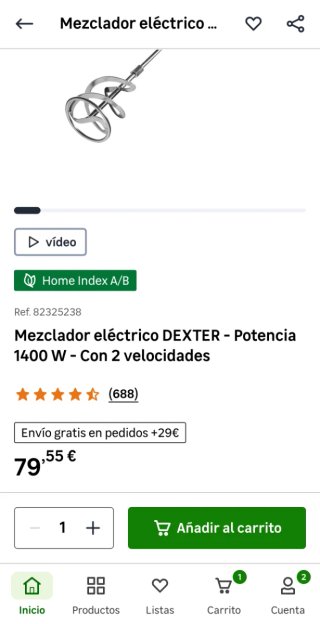 Mezclador Dexter Leroy Merlín