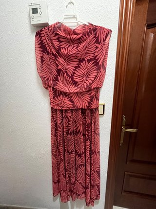 Conjunto falda y top estampado floral