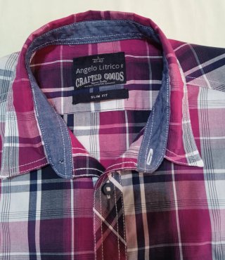 Camisa Angelo Litrico cuadros L