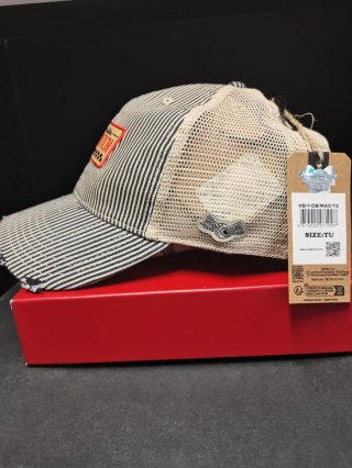 Gorra Von Dutch Rayas Azul y Beige Talla única