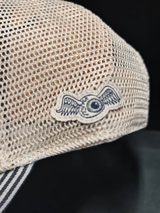 Gorra Von Dutch Rayas Azul y Beige Talla única