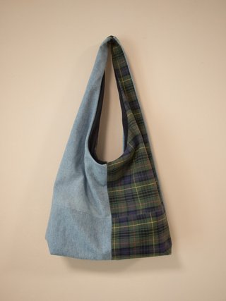 Bolso de tela reciclada