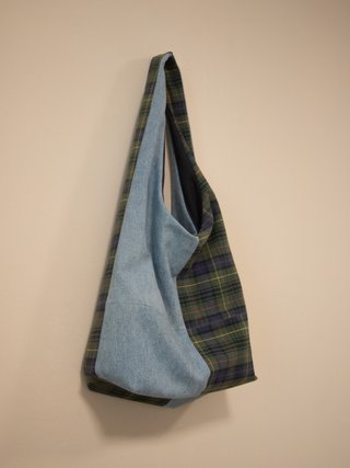 Bolso de tela reciclada