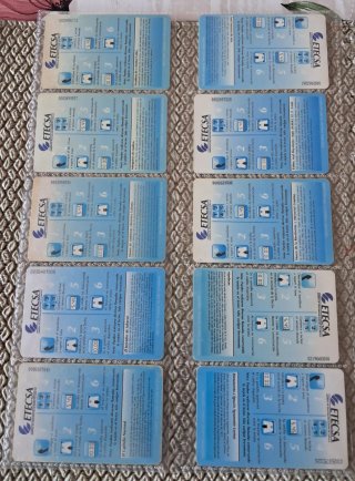 Set 26 carte telefoniche Cuba