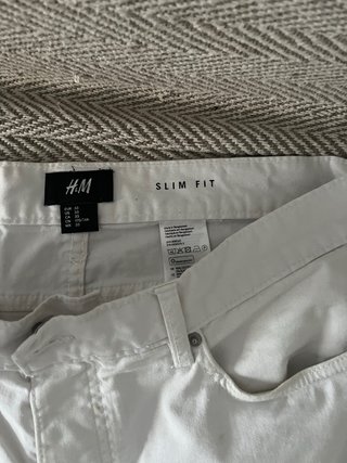 Pantalón corto H&M blanco