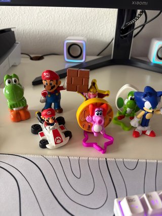 Pack Figuras Mario y Sonic