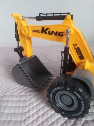 Excavadora de juguete KING