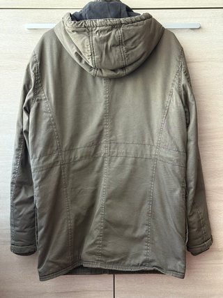 Parka Jack & Jones verde militar - Talla S