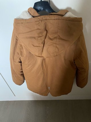 Parka infantil Okaidi marrón , talla 8 años